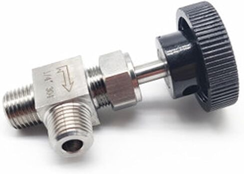 1Pcs/5Pcs 1/2" ZG Male Thread Stainless Steel 304 Valve Right Angle 90 Flow Control Valve for Water Air(1/8",2Pcs) in Kuwait