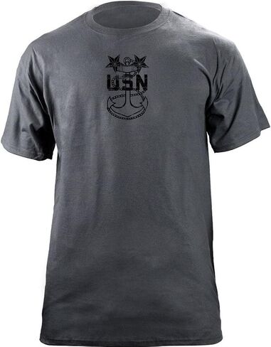 تي شيرت USAMM مرخص رسميًا من Vintage Navy E9 Master Chief Petty ضابط رتبة مخضرم in Kuwait