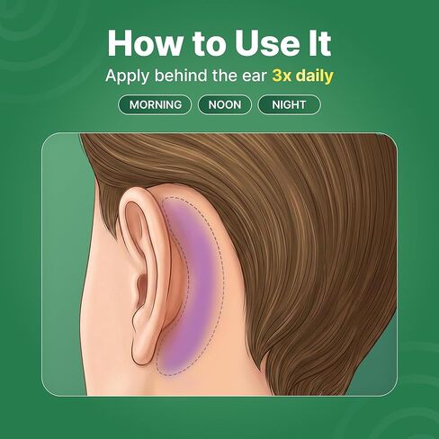 تخفيف طنين الأذن من إيرفانا لطنين الأذن - مزيج من الزيوت العطرية للراحة السمعية - تركيبة موضعية مهدئة لمن يعانون من طنين الأذن - 10 مل صنع في الولايات المتحدة الأمريكية. in Kuwait