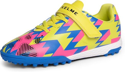 KELME Kids Indoor Soccer Shoes, Unisex Boys Girls Futsal Cleats Footbal Baseball Turf Shoes in Saudi Arabia