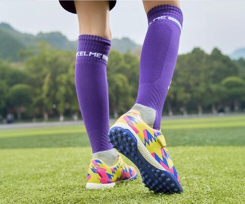 KELME Kids Indoor Soccer Shoes, Unisex Boys Girls Futsal Cleats Footbal Baseball Turf Shoes in Saudi Arabia