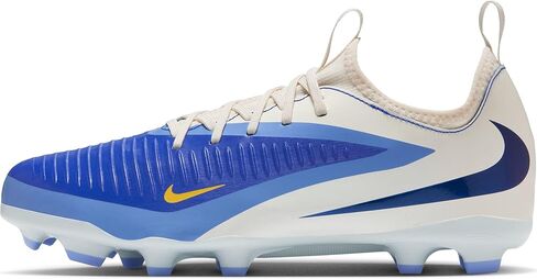 Nike Jr. Phantom 6 Low Academy LV8 Big Kids' Multi-Ground Soccer Cleats (Racer Blue/Dark Obsidian) in Saudi Arabia