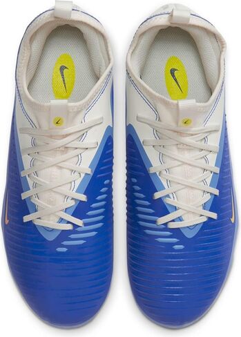 Nike Jr. Phantom 6 Low Academy LV8 Big Kids' Multi-Ground Soccer Cleats (Racer Blue/Dark Obsidian) in Saudi Arabia