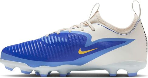 Nike Jr. Phantom 6 Low Academy LV8 Big Kids' Multi-Ground Soccer Cleats (Racer Blue/Dark Obsidian) in Saudi Arabia