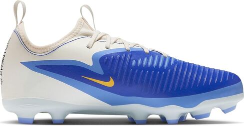 Nike Jr. Phantom 6 Low Academy LV8 Big Kids' Multi-Ground Soccer Cleats (Racer Blue/Dark Obsidian) in Saudi Arabia