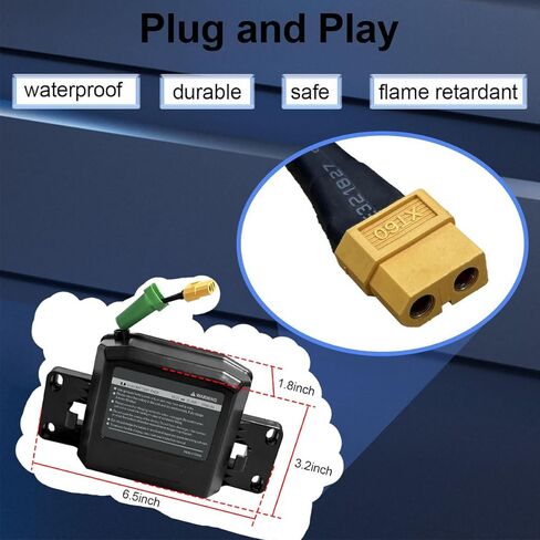 25.2￵￵V 2Ah H￵￵Over￵￵بطارية ليثيوم بديلة لألواح Jetson Hoverboards 50.4Wh طويلة الأمد تناسب 29.4V سكوتر التوازن الذاتي حجم حزمة البطارية: 6.5 * 3.2 * 1.8 بوصة in Kuwait