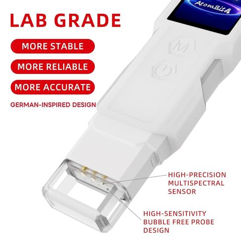 TDS Water Meter 9-in-1 with TOC COD TDS EC Turbidity Hardness UV254 SAL Temp, Water Quality Tester with 1.8 Inch IPS Screen for Tap Aquaculture Aquarium Pool Hydroponic Spa Well in Saudi Arabia