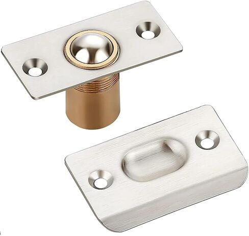 AEE3-4 عبوات من مقابض الأبواب الداخلية للأبواب الداخلية بمحمل مزدوج قابل للتعديل باللون الأسود in Kuwait