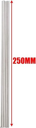 5pcs Silver 304 Stainless Steel Capillary Tube 3mm OD 2mm ID 250mm Length Home Improvement Accessories Stainless Steel Round Tubing in Saudi Arabia