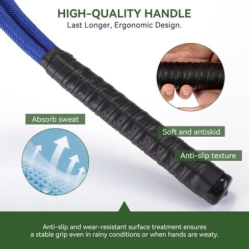 MIKOSI Golf Rope Swing Trainer، متعدد الأغراض Golf Swing Trainer مقاومة قابلة للتعديل لتحسين الإيقاع والسرعة، معدات ممارسة الجولف مع كرة ناعمة مرجحة لممارسة التمارين الداخلية والخارجية، أزرق in Kuwait