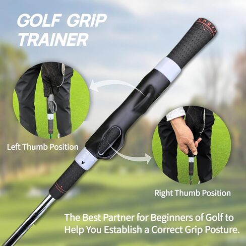3-Piece Golf Wrist Trainer,Arm Band Kit & Golf Grip -Golf Swing Posture Corrector Training Aid for Men Women Beginners,Premium Gift Box Packaging. in Saudi Arabia