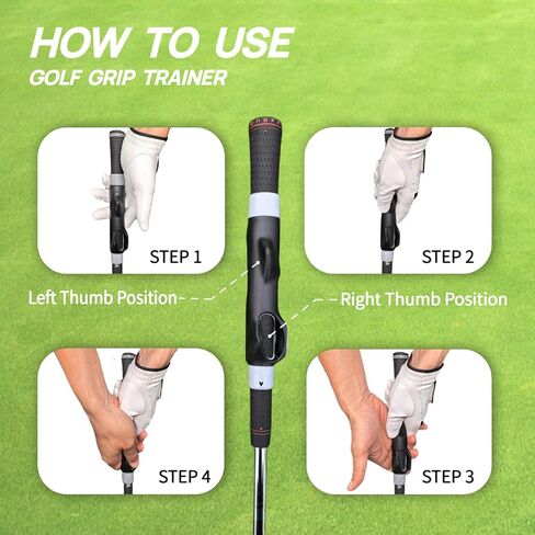 3-Piece Golf Wrist Trainer,Arm Band Kit & Golf Grip -Golf Swing Posture Corrector Training Aid for Men Women Beginners,Premium Gift Box Packaging. in Saudi Arabia