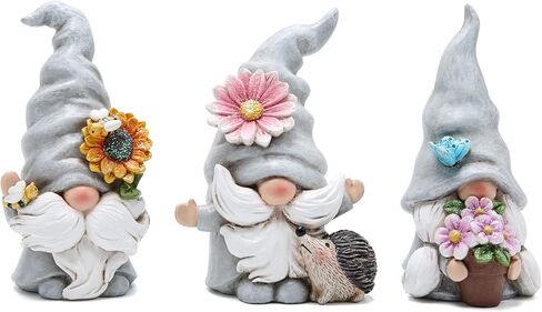 Hodao Spring Butterfly Gnomes Decorations Indoor Home Decor Scandinavian Tomte Elf Decor Gifts 3pcs Summer Resin Butterfly Elf Dwarf Kitchen Tiered Tray Decor in Saudi Arabia
