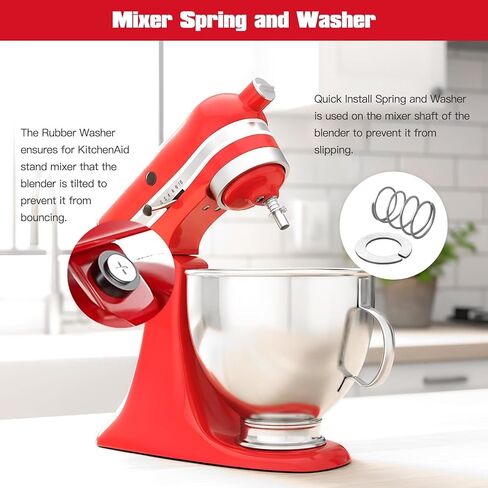 Mixer Spring and Washer Replacement Kit for KitchenAid Tilt-Head Stand Mixers, Compatible for Classic Artisan Series Models in Saudi Arabia