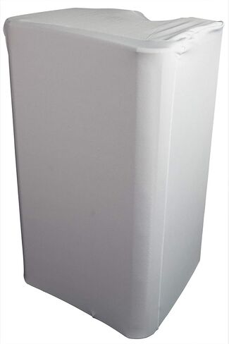 (2) Rockville RSC88W White 8 inch PA DJ Speaker Cover Scrims 4 Wedding Church Club in Saudi Arabia