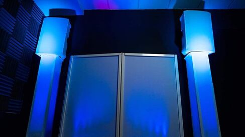 (2) Rockville RSC88W White 8 inch PA DJ Speaker Cover Scrims 4 Wedding Church Club in Saudi Arabia