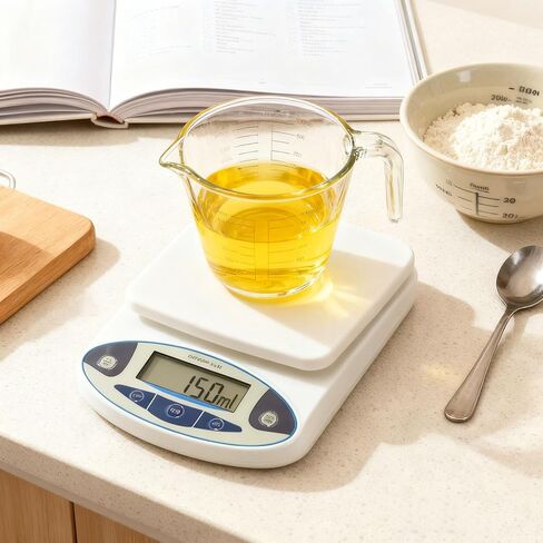 Lab-Grade Precision Digital Scale - 5000g/0.01g Accuracy, Stainless Steel Platform, Tare & Calibration Function for Laboratory, Jewelry, and Industrial Weighing in Saudi Arabia