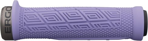 Ergon GDH Downhill Gravity MTB Grips in Lunar Lilac | Ergonomic Rubber Handles with Lock-On, Multi-Function Shock Absorption & Precise Control | Developed with Pro Riders, Made in Germany in Saudi Arabia