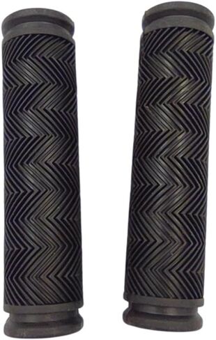 2pcs Rubber Bike Handlebar Grips Cover Mountain Bicycle Handles Anti-Skid Bicycles Bar Grips Fixed Gear Bicycle Parts（Length: 4.7in，Inner Diameter: 0.87in） in Saudi Arabia