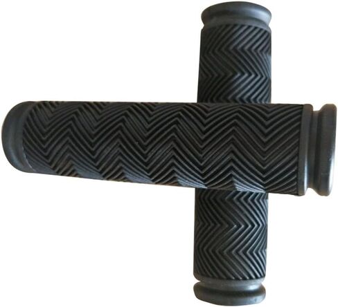 2pcs Rubber Bike Handlebar Grips Cover Mountain Bicycle Handles Anti-Skid Bicycles Bar Grips Fixed Gear Bicycle Parts（Length: 4.7in，Inner Diameter: 0.87in） in Saudi Arabia