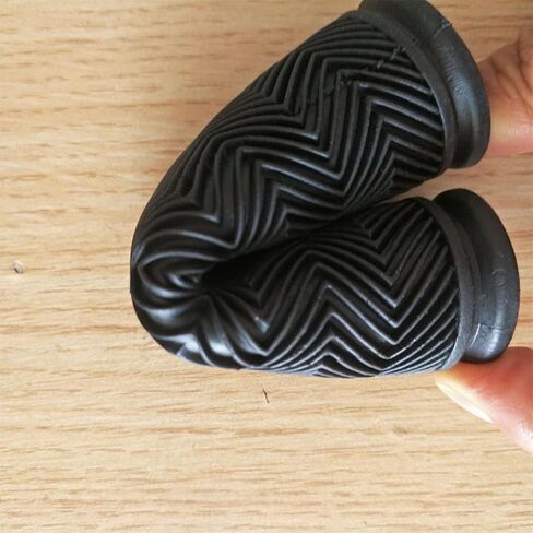 2pcs Rubber Bike Handlebar Grips Cover Mountain Bicycle Handles Anti-Skid Bicycles Bar Grips Fixed Gear Bicycle Parts（Length: 4.7in，Inner Diameter: 0.87in） in Saudi Arabia