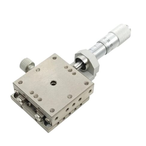 المحور X 100 * 100 مم منزلق من الفولاذ المقاوم للصدأ إزاحة يدوية بدقة عالية (LBX100-L) in Saudi Arabia