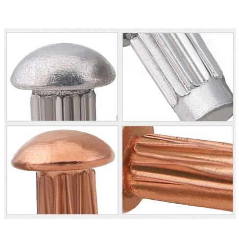 Rivets, rivets for metal，Aluminum Sign Rivet, M2 M2, 5 m3 m4, Roller Rivet, nameplate Trademark Solid Rivet(M3*6 Aluminum [200pcs]) in Saudi Arabia