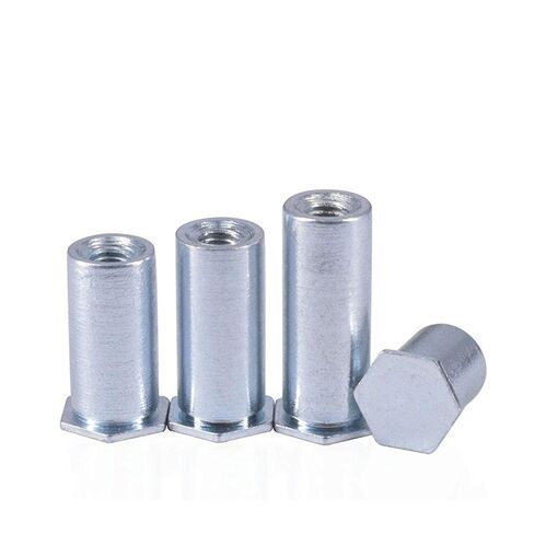Rivets, rivets for metal，Carbon Steel Blue and White zinc, M2M2.5, Blind Hole Rivet, Rivet Column, hex Screw(M2.5 * 11 [100pcs]) in Saudi Arabia