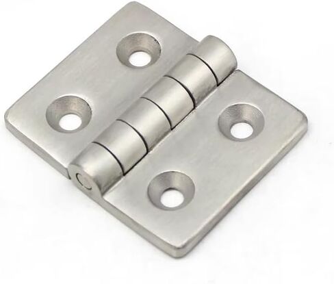 Stainless Steel Heavy-Duty Hinge 6-Section Bearing Thickened and Foldable Design 1Pcs(51x40x4.3mm) in Saudi Arabia