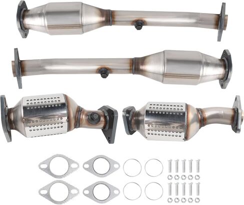 مجموعة المحول الحفاز المتوافقة مع Frontier 2005-2019، NV1500/NV2500/NV3500 2012-2017، Xterra 2005-2015، Pathfinder 2005-2012، Equator 2009-2012 V6 4.0L، OE: 16468 644091 40710 متوافق مع وكالة حماية البيئة in Kuwait
