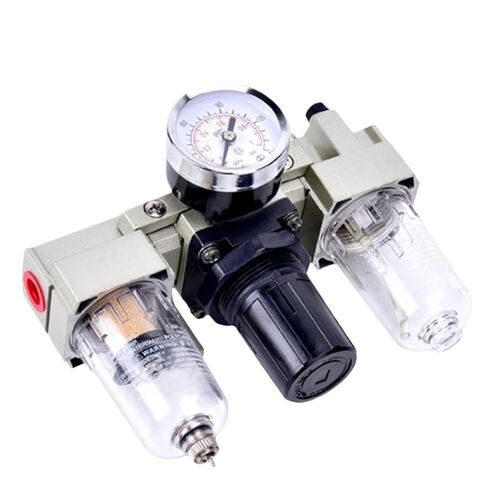 AC2000-02/AC3000-03 Pneumatic Air Processor 3-in-1 Compressor Filter, Regulator, Relief Valve & Oil Separator(AC3000-03,Copper Filter) in Kuwait