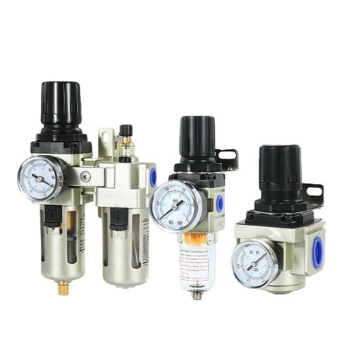 AC2000-02/AC3000-03 Pneumatic Air Processor 3-in-1 Compressor Filter, Regulator, Relief Valve & Oil Separator(AC3000-03,Copper Filter) in Kuwait