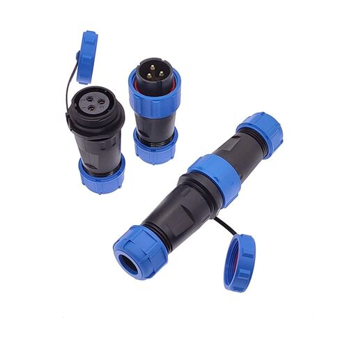 Welding Free SP21 Connectors IP68 Aviation Plug Male Female 2pin 3pin 4pin Screw Connection 1Pcs(SL21-4D) in Saudi Arabia