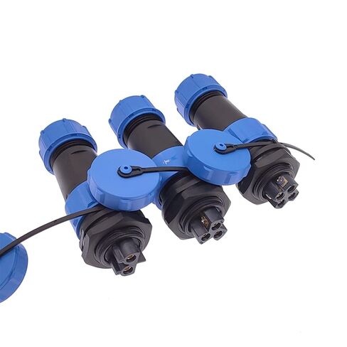 Welding Free SP21 Connectors IP68 Aviation Plug Male Female 2pin 3pin 4pin Screw Connection 1Pcs(SL21-4D) in Saudi Arabia