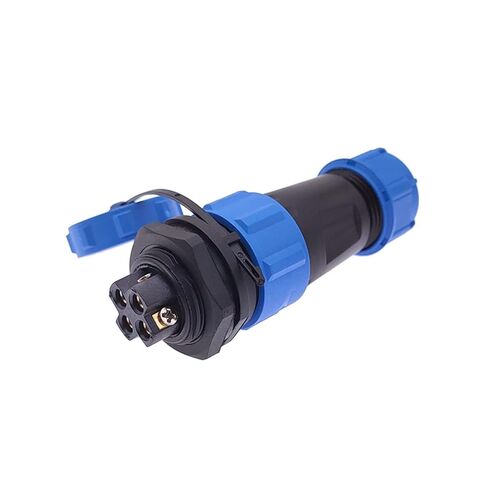 Welding Free SP21 Connectors IP68 Aviation Plug Male Female 2pin 3pin 4pin Screw Connection 1Pcs(SL21-4D) in Saudi Arabia