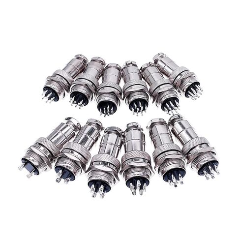 GX20 الطيران موصل التوصيل ذكر أنثى المعادن التعميم موصل سريع 2Pin 4 دبوس 8 دبابيس 12 دبوس 15 دبوس 1 قطعة (7 دبوس) in Kuwait