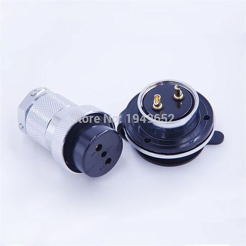 Circular Connector 30mm GX30F Push-Pull Plug Socket Avaition Connector 1Pcs(2 pin) in Saudi Arabia