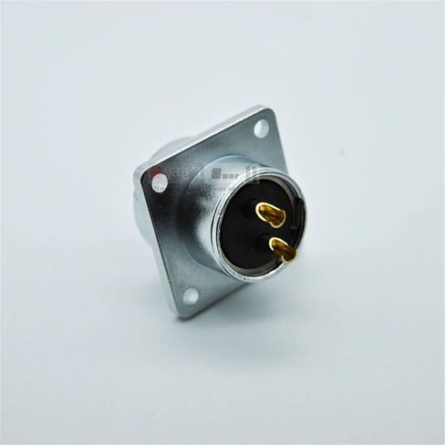 Aviation Connector Square Flange 20mm M20 2/4/5/8/9Pin Push-Pull Circular Quick Straight Connection LED Power Plug 1Pcs(2 Pin) in Saudi Arabia