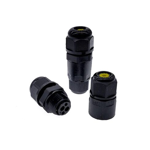 IP68 موصل 2pin محطة كهربائية محول كابل التوصيل في الهواء الطلق سلك الغدة كم موصلات 1 قطعة in Kuwait