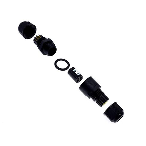 IP68 موصل 2pin محطة كهربائية محول كابل التوصيل في الهواء الطلق سلك الغدة كم موصلات 1 قطعة in Kuwait