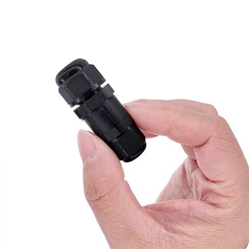 IP68 موصل 2pin محطة كهربائية محول كابل التوصيل في الهواء الطلق سلك الغدة كم موصلات 1 قطعة in Kuwait