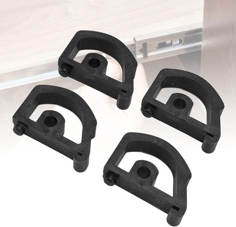 Generic 4 قطع 242416 00 مقابض أرجل طاولة العمل، أقفال زنبركية بديلة من البلاستيك شديد التحمل لأرجل قابلة للطي بشكل آمن - سهلة التركيب ومقاومة للحرارة in Kuwait