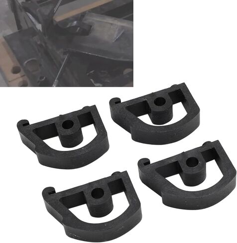 Generic 4 قطع 242416 00 مقابض أرجل طاولة العمل، أقفال زنبركية بديلة من البلاستيك شديد التحمل لأرجل قابلة للطي بشكل آمن - سهلة التركيب ومقاومة للحرارة in Kuwait