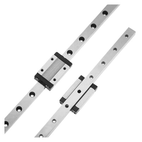 MGN MGN12 MGN15 MGN7 MGN9 300 350 400 450 500 1000 مم شريحة السكك الحديدية الخطية المصغرة 1 قطعة دليل خطي MGN12 + 1 قطعة عربة SS سوداء (MGN7H، 250 مم) in Kuwait