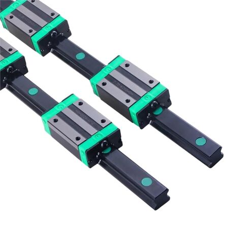 HGR20 مجموعة السكك الحديدية الخطية المربعة السوداء 20 مم إرشادية 2 قطعة خطية Rai + 4 قطعة HGH20CA كتل منزلقة نقش جهاز التوجيه (1000 مم) in Kuwait