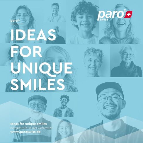 Paro Brush Stick | Interdental Brush Between Teeth, Implants and Braces, Flossing Interdental Tool for Tooth Cleaning | 10 Sticks per Box in Saudi Arabia