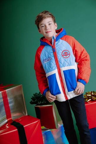Marvel Spider-Man Faux Shearling up up stack stack toddler toddler to Big Kid Sives (3t-10-12) in Saudi Arabia
