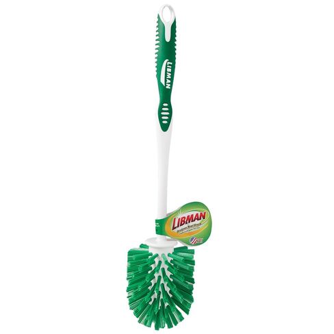 فرشاة Libman Commercial 22 ذات وعاء دائري، بولي بروبيلين، الطول الإجمالي 35.56 سم، أخضر وأبيض (عبوة من 6 قطع) in Kuwait