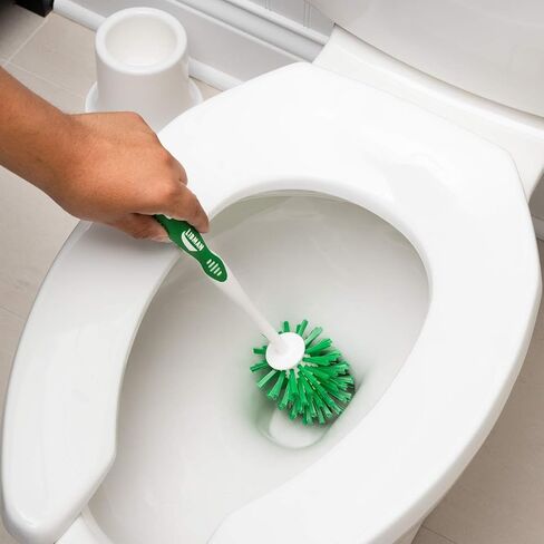 فرشاة Libman Commercial 22 ذات وعاء دائري، بولي بروبيلين، الطول الإجمالي 35.56 سم، أخضر وأبيض (عبوة من 6 قطع) in Kuwait