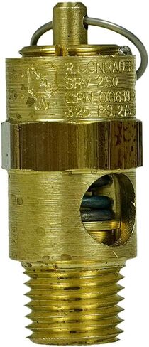 1/4" NPT 325 PSI Air Compressor Brass Safety Relief Pressure Valve Tank Pop Off in Saudi Arabia